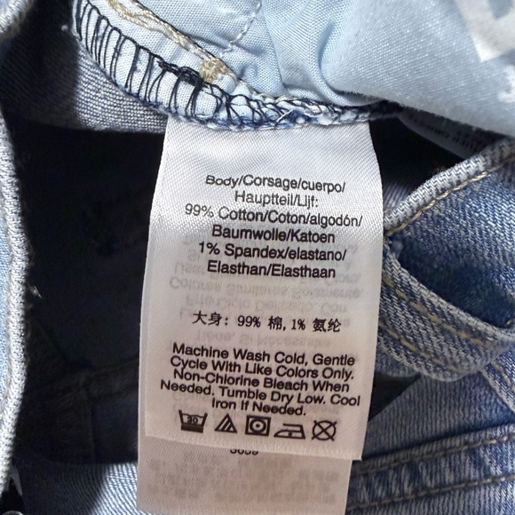 DKNY Light Blue Straight Leg Jeans - Picture 6 of 6